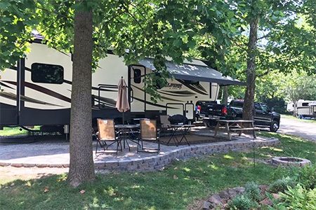 Site j at Hagerstown / Antietam Battlefield KOA Holiday