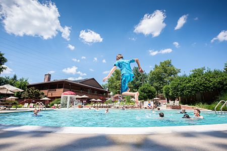 Swimming pool at Cherry Hill Park